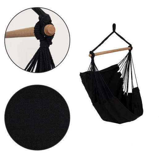 LJULJAŠKA ZA TERASU BRAZIL - CRNA