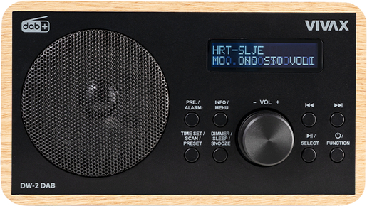 VIVAX VOX RADIO DW-2 DAB OAK