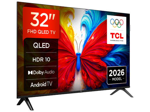 TCL 32S5L QLED TV 32" full HD, Android smart TV, HDR10, DVB-T2/C/S2