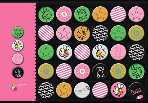 SVESKA A4 MP KARO ELISA LITTLE BEE BC474 52L