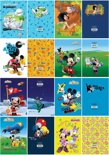 SVESKA A4 MP LIN. DISNEY BC364 52L