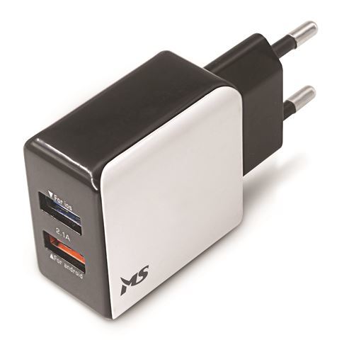 MOB DOD MS STREAM  2.4A dual USB zidni punjač