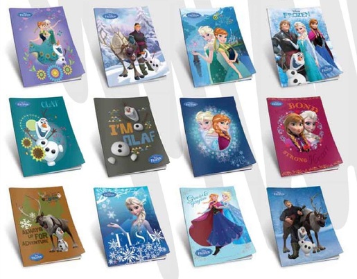 SVESKA A4 MP LIN. DISNEY FROZEN BC909 52L