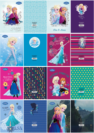 SVESKA A4 MP LIN.US DISNEY FROZEN BC923 52L