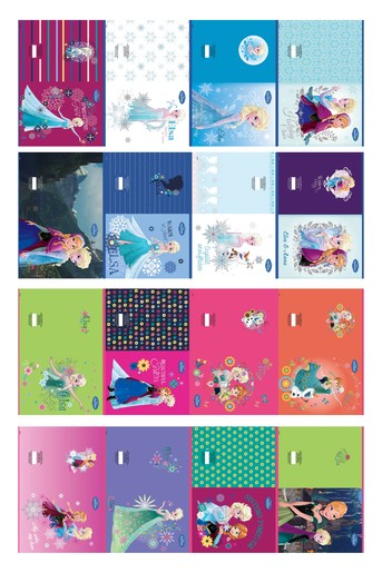 SVESKA A4 MP LIN.US DISNEY FROZEN BC923 52L