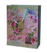 Vrećica poklon 33*26*11 cm sova