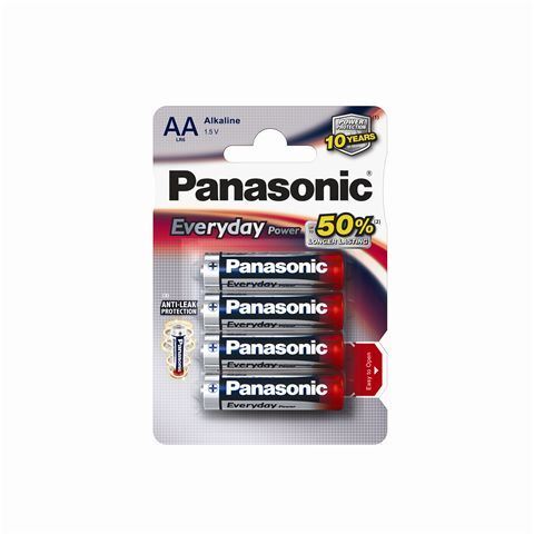 PANASONIC baterije LR6EPS/4BP Alkaline Everyday Power
