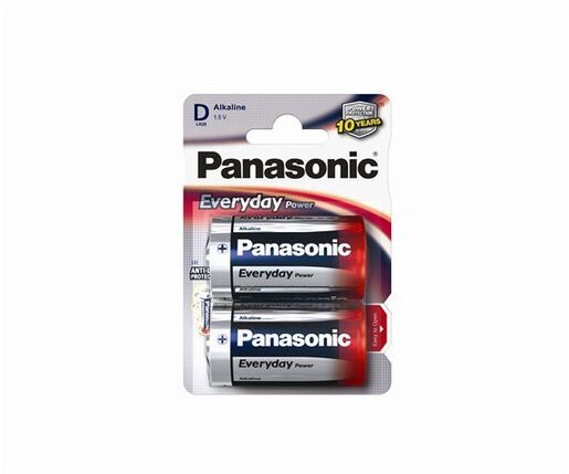 PANASONIC baterije LR20EPS/2BP Alkaline Everyday Power