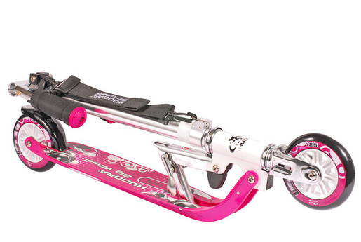 Romobil Hudora Big Wheel 125mm, roza