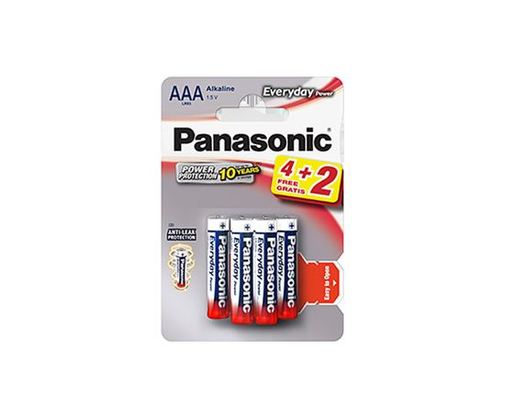PANASONIC baterije LR03EPS/6BP 4+2F, Alkaline Everyday Power