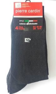 Pierre Cardin muške čarape, 4 para u crnoj boji