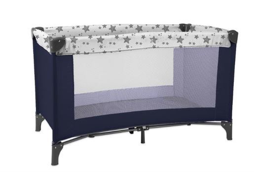 Primebebe krevetić putni Dormi Sive Zvjezdice