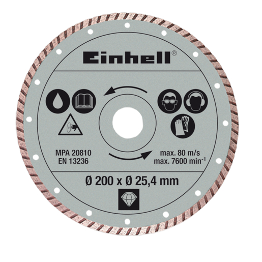 Einhell dijamantna rezna ploča 200x25.4 mm za RT-TC 520 U