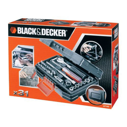 Black & Decker 31- dijelni set nasadnih ključeva
