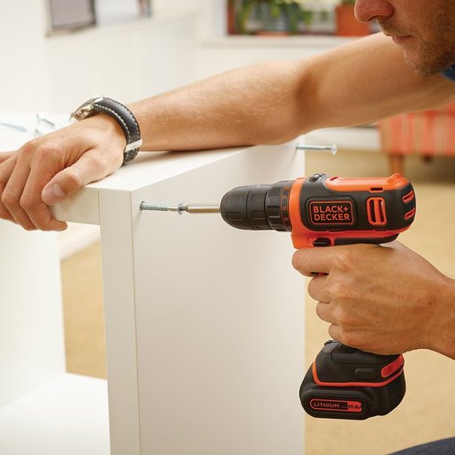 Black & Decker akumulatorska bušilica/odvijač + GRATIS garnitura svrdla za ciglu X56040