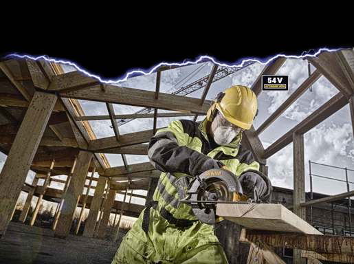 DeWalt XR FLEXVOLT 54V kružna testera 61mm - solo alat