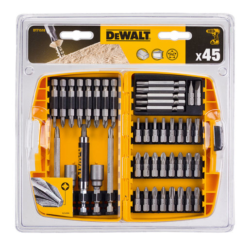 DeWalt 45-djelni set bitova u koferu