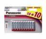 PANASONIC baterije LR03EPS/20BW 10+10F