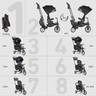 Smart Trike tricikl Folding STR7 urban crni