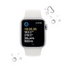 Apple Watch SE2 GPS 44mm, Silver Aluminium Case, White Sport Band - Regular