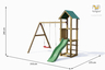 Fungoo drveno dječje igralište Set LUCAS