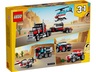 LEGO Creator Kamion s ravnom prikolicom i helikopter 31146