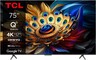 TCL QLED TV 75C655, 4K Ultra HD, Google Smart TV, Motion Clarity, AiPQ PRO PROCESSOR, T-SCREEN PRO, 2.1 ONKYO Dolby Atmos, HDR10+ **MODEL 2024**