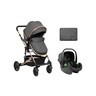 KIKKA BOO KOLICA ZA BEBE AMAIA 3U1 DARK GREY