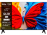 TCL 43S5K QLED TV 43" full HD, Android smart, Colorful Quantum Crystal, slim dizajn (bez okvira)