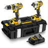 DeWalt akumulatorska udarna bušilica DCD795 + udarni odvijač DCF886 18 V, 4.0 Ah - BRUSHLESS motor