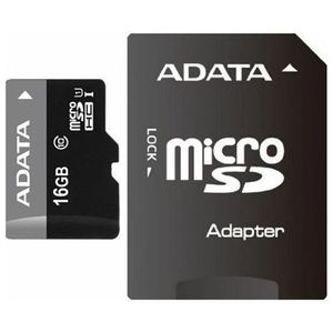 A-DATAUHS-I MicroSDHC 16GB class 10 + adapter AUSDH16GUICL10