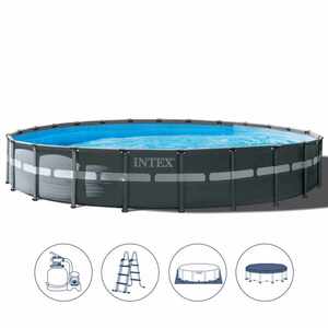 Intex 26340 Ultra XTR Frame 732x132cm монтажен базен со песочна пумпа