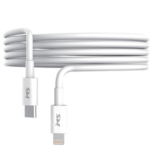 MS CABLE USB-C ->LIGHTNING, 2м, бел