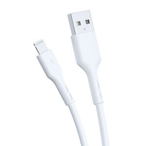 MS CABLE 3A USB-A 3.0->LIGHTNING, 1m,, бел
