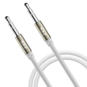 MS CABLE3.5mm -> 3.5mm, 1m, сребрен