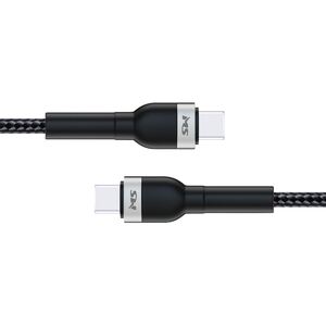 MS CABLE USB-C -> USB-C, 1м, црн