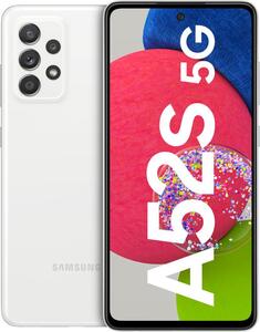 SAMSUNG Galaxy A52s 5G, 6/128GB. 64+12+5+5/32MP, 4500mAh (SM-A528BZWCEUC) 6+128GB White DS смартфон