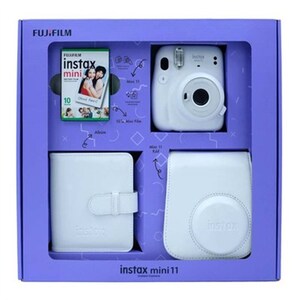 FUJIFILM INSTAX Mini 11 SET BOX Инстант филм камера (Ice White)