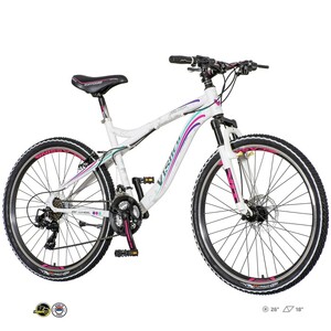 VISITOR BLADE MARISSA RPZE BLA265AMD1 26"/18 SHIMANO велосипер бел со розево