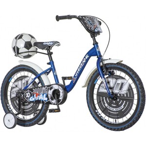 Детски Велосипед GOAL 20" Venera Bike-VISITOR син со бело и црно