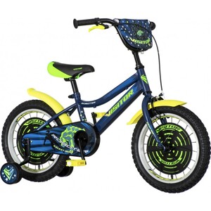 Детски Велосипед ROBOTER 16" Venera Bike-VISITOR плав со жолто и зелено