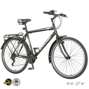 VENSSINI MILANO MIL262 26"/20" 2020 CITY велосипед црн со сиво
