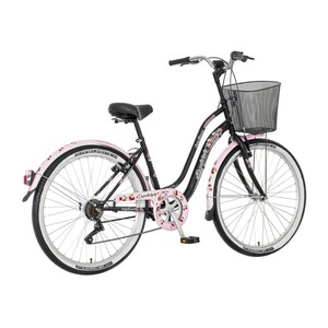 EXPLORER CHERRY BLOSSOM 26"/19" LAD261S6 велосипед црн со розево и бело