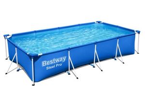 Bestway 400x211x81 cm Монтажен базен со филтер пумпа