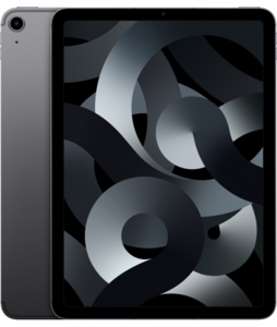 Apple iPad Air 5 10.9 (2022) mm6r3hc/a, Cellular, 64GB, Space Grey, таблет