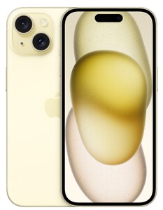 Apple iPhone 15 128GB Yellow, смартфон