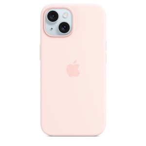 Apple iPhone 15 Silicone Case со MagSafe, Light Pink