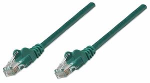 Intellinet 318945 patch кабел 1m Cat.5e UTP PVC зелена боја
