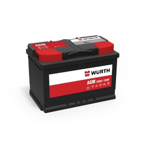 Wurth 12V 70Ah 760A Акумулатор AGM – Start/Stop