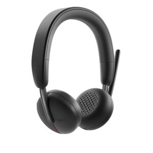 DELL Headset Wireless WL3024, AI-based Noise Cancellation, Bluetooth 5.3, USB-C/USB-A pairing, On-Ear Leatherette Cushion, Microsoft Teams and Zoom certified слушалки